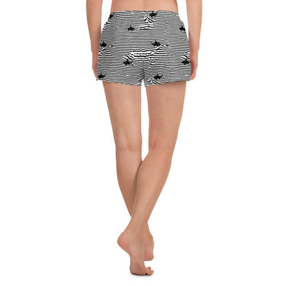 Chatham Great White Shark Stripe Women’s Recycled Athletic Shorts