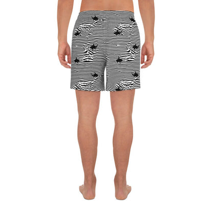 Chatham Great White Shark Stripe Men's Recycled Athletic Shorts Swim Trunks
