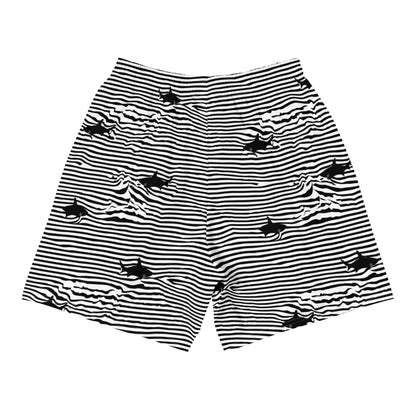 Chatham Great White Shark Stripe Men's Recycled Athletic Shorts Swim Trunks
