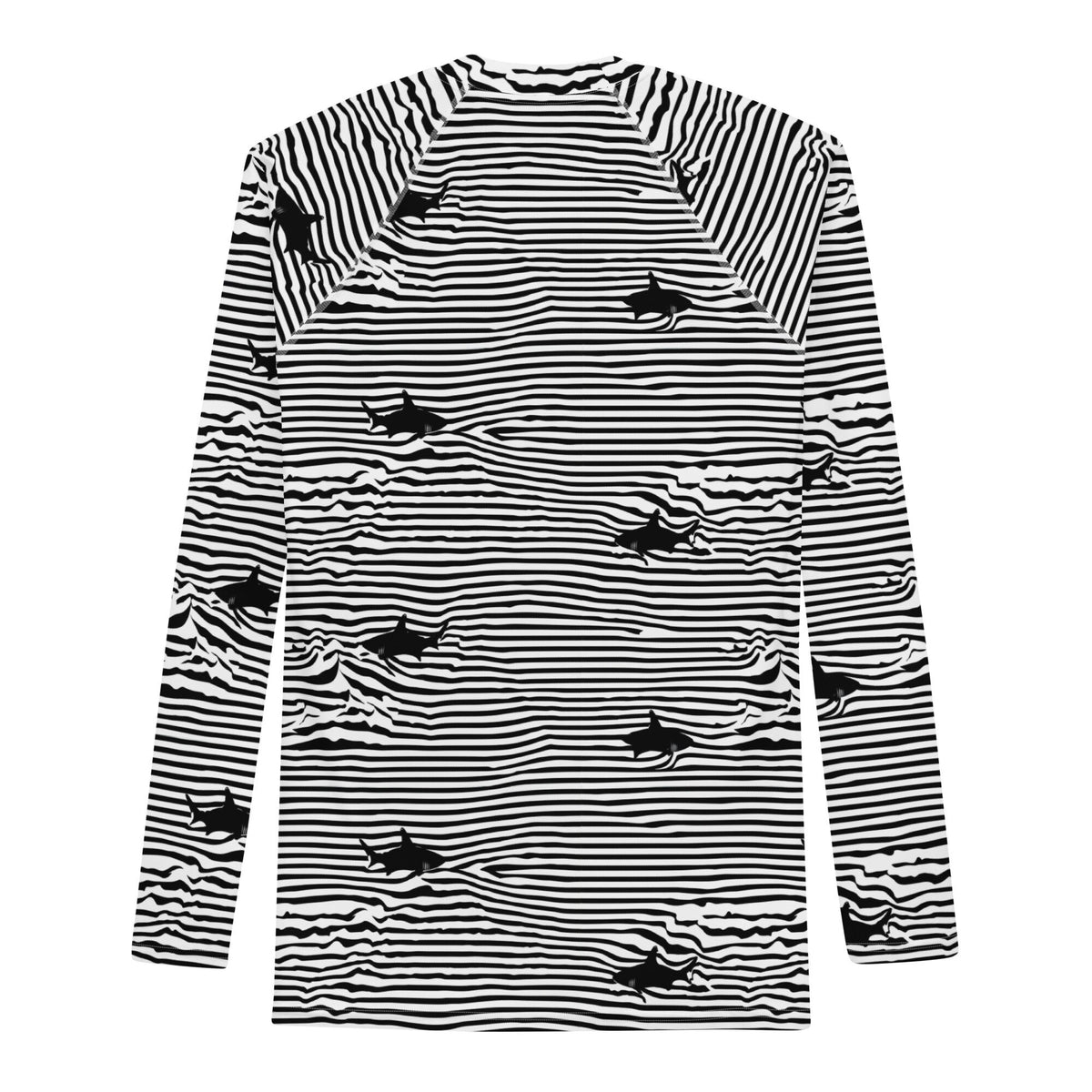 Chatham Great White Shark Stripe Men's Rash Guard UPF 50+