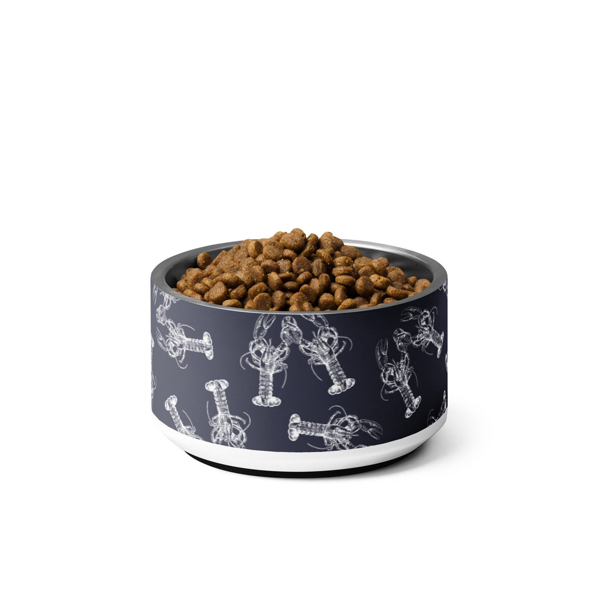 Nauti Love Lobster Coastal Preppy Pet bowl