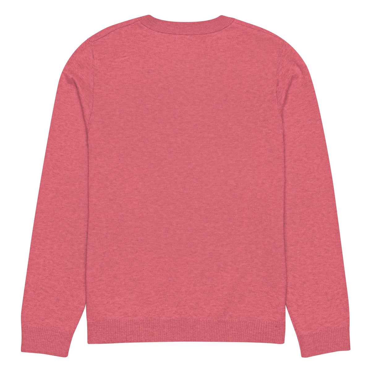 Holiday Champagne Tower Pink Knitted Crew Neck Sweater