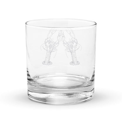 Nauti Love Lobster Rocks glass