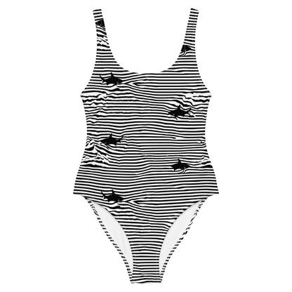 Chatham Great White Shark Stripe One-Piece Swimsuit
