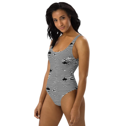 Chatham Great White Shark Stripe One-Piece Swimsuit