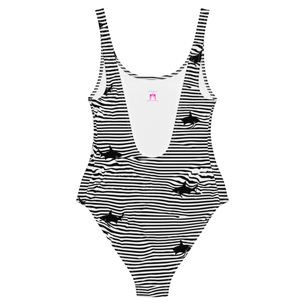 Chatham Great White Shark Stripe One-Piece Swimsuit