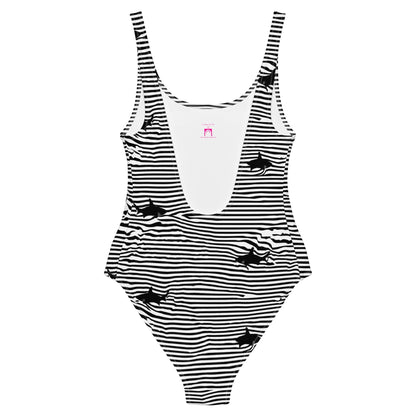 Chatham Great White Shark Stripe One-Piece Swimsuit