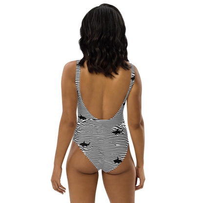 Chatham Great White Shark Stripe One-Piece Swimsuit