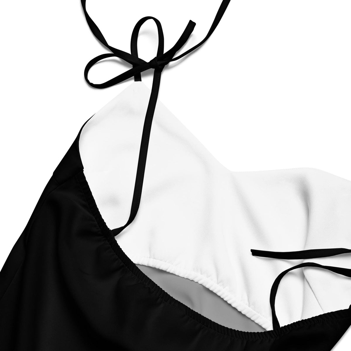 Jersey Knit Black Tie-strap midi dress womens casual