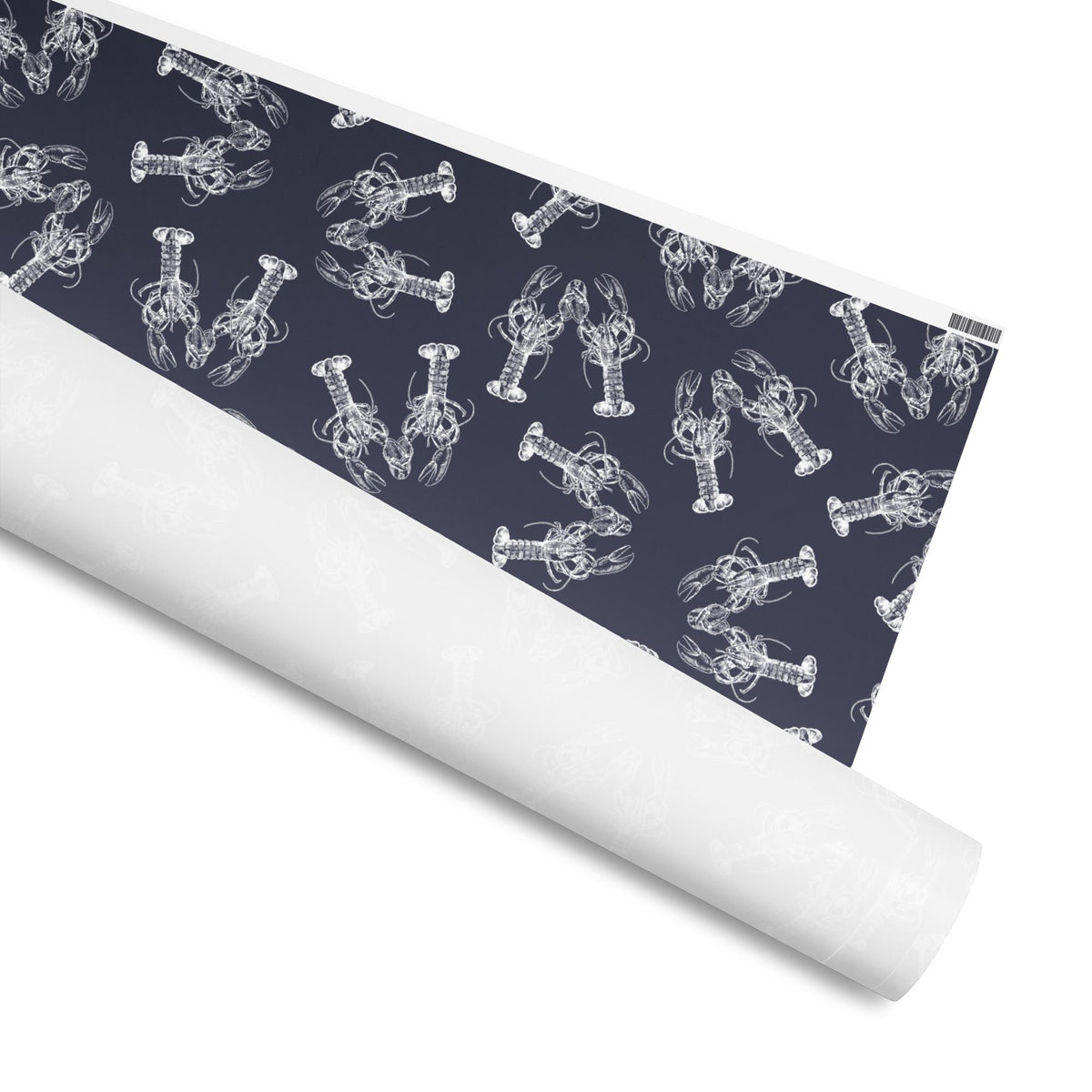 Nauti Love Lobster Navy Blue Gift Wrap