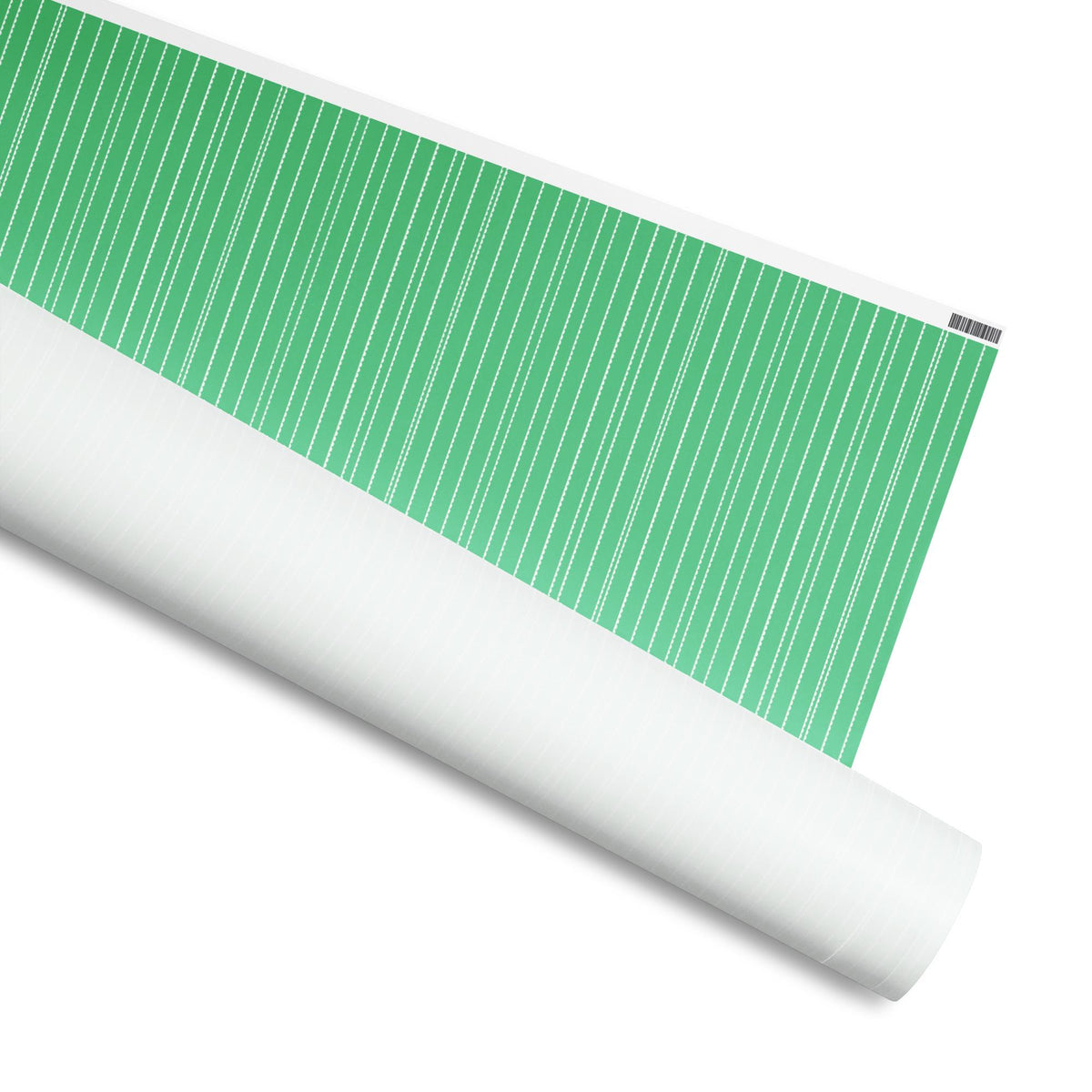 Picnic Scalloped Stripe Green Coastal Preppy Gift Wrap