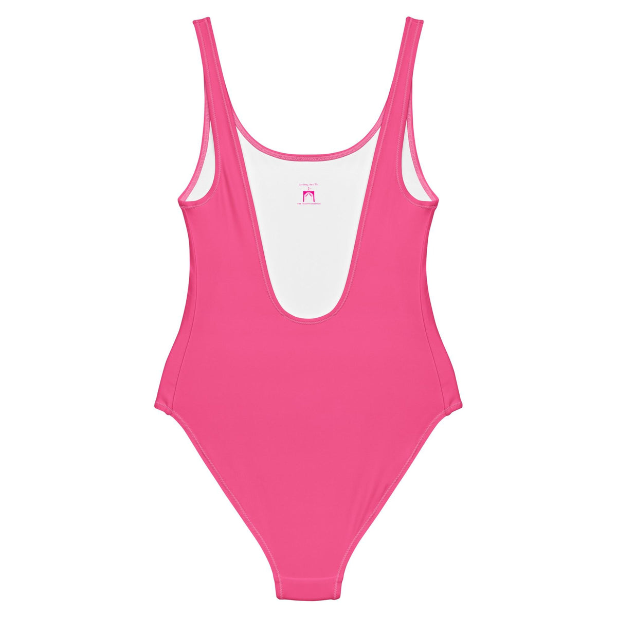 Happy Pink One-Piece Swimsuit