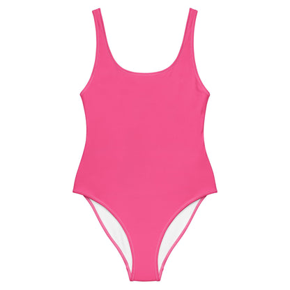 Happy Pink One-Piece Swimsuit