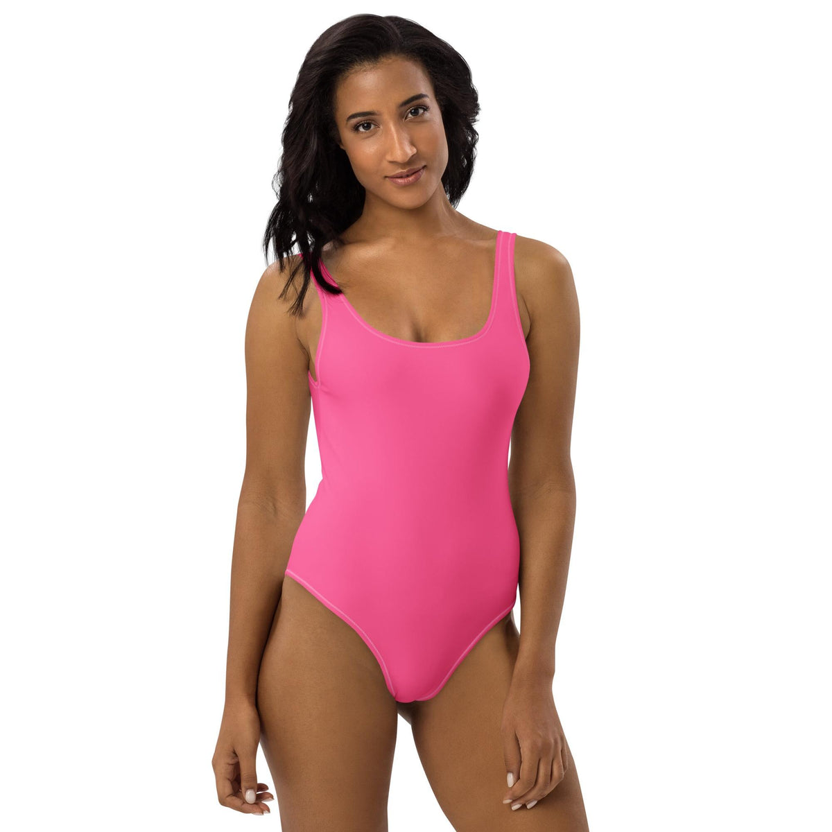 Happy Pink One-Piece Swimsuit