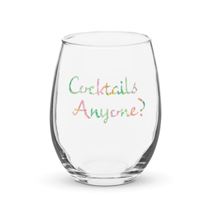 Cocktails Anyone? Stemless wine glass