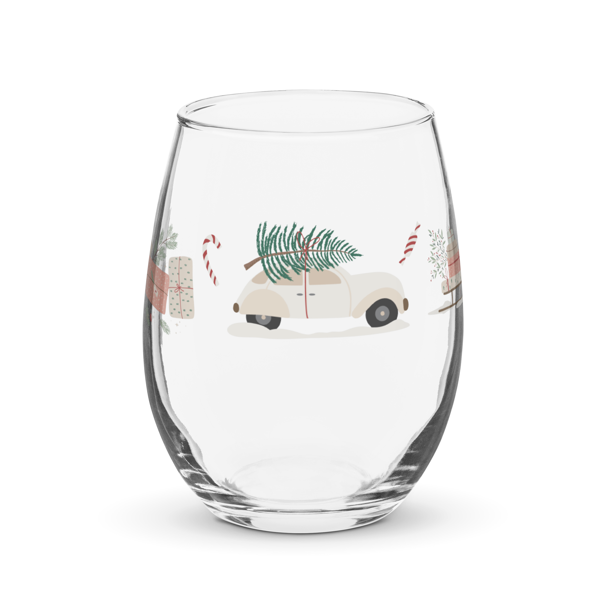 Gifts and Candy Stemless wine glass