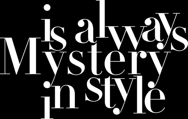 Mystery is Always in Style Large organic tote bag