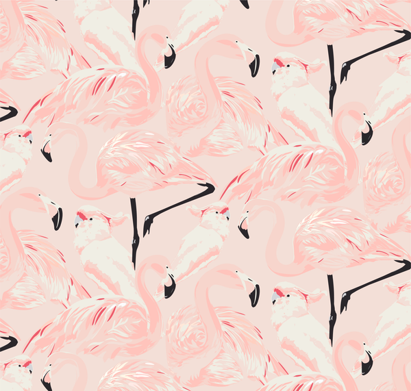 Happy Flamingo Skater Dress