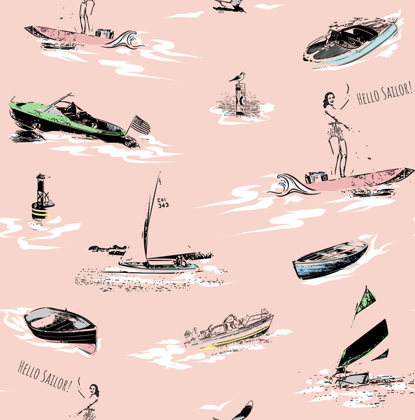 Hello Sailor! Women's Rash Guard