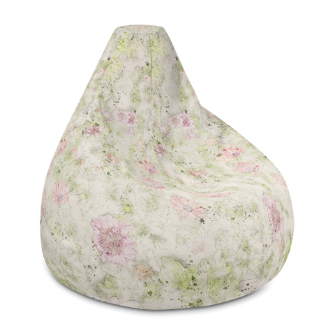 Watercolor Floral Bean Bag Chair Cover