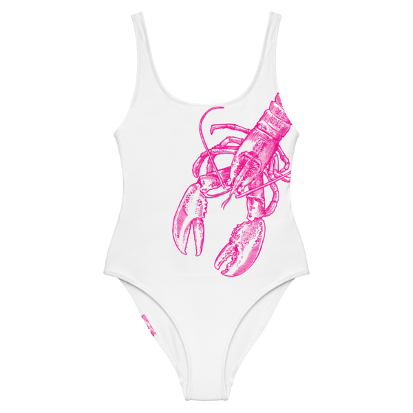 Pink Lobster One-Piece Swimsuit