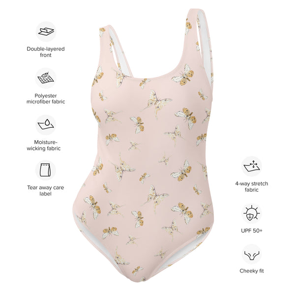 Ethereal Butterfly One-Piece Swimsuit