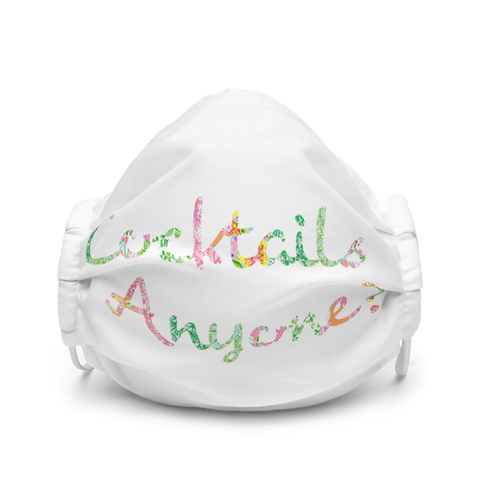 Cocktails Anyone? Premium Face Cloth Covering