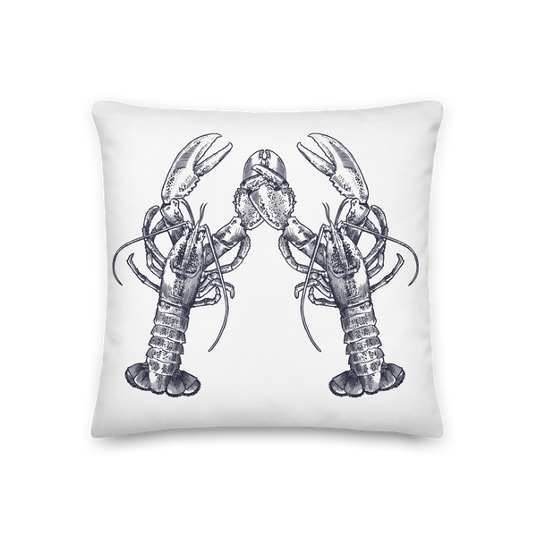 Nauti Love Lobster Premium Pillow