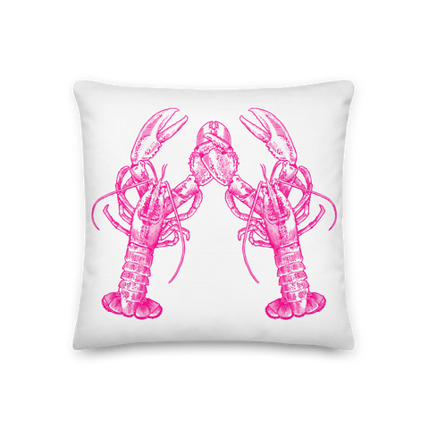 Lobster Love Premium Pillow