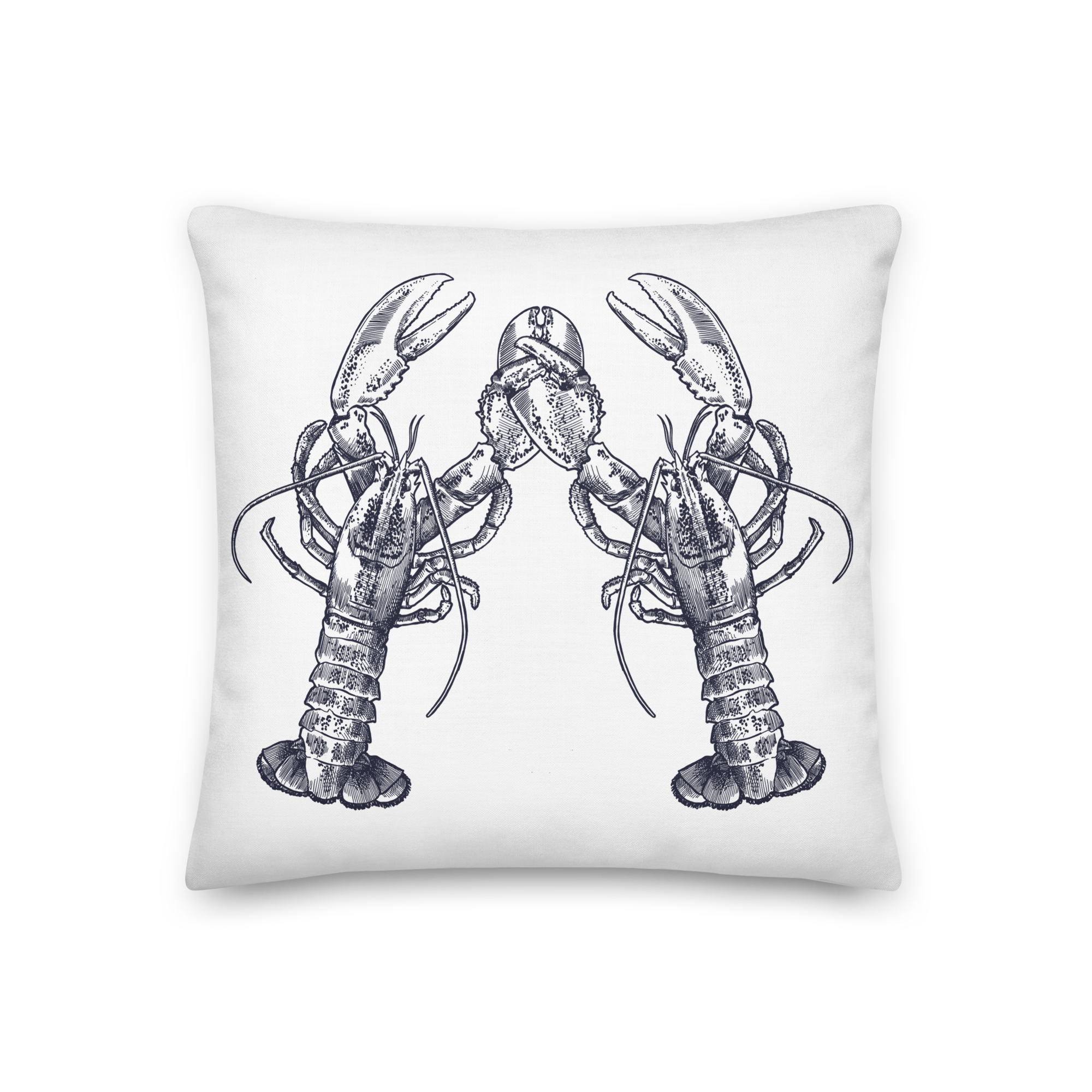 Nauti Love Lobster Premium Pillow