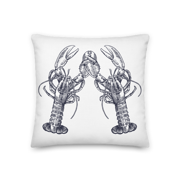 Nauti Love Lobster Premium Pillow
