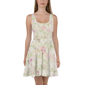 Watercolor Floral Skater Dress