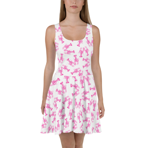 Love Fest Lobster Skater Dress