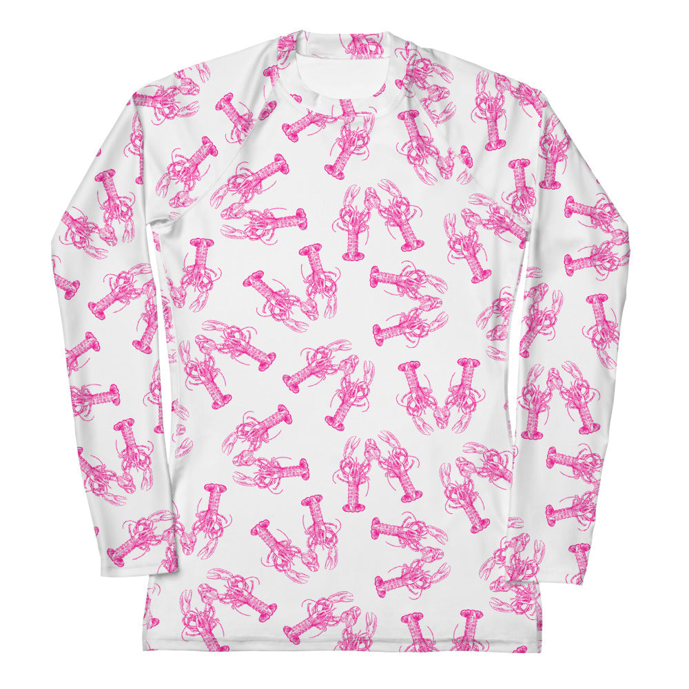 Lobster Love Women's Rash Guard