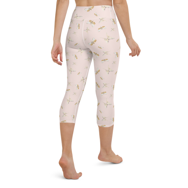 Ethereal Butterfly Yoga Capri Leggings