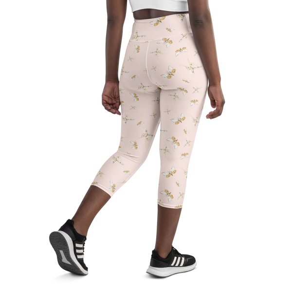 Ethereal Butterfly Yoga Capri Leggings
