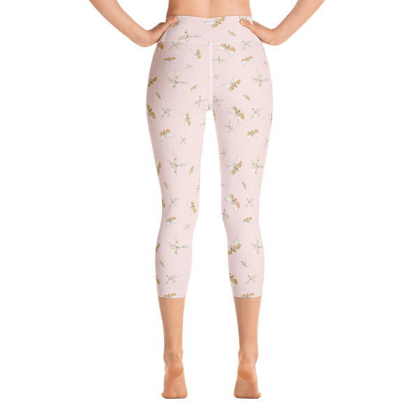 Ethereal Butterfly Yoga Capri Leggings