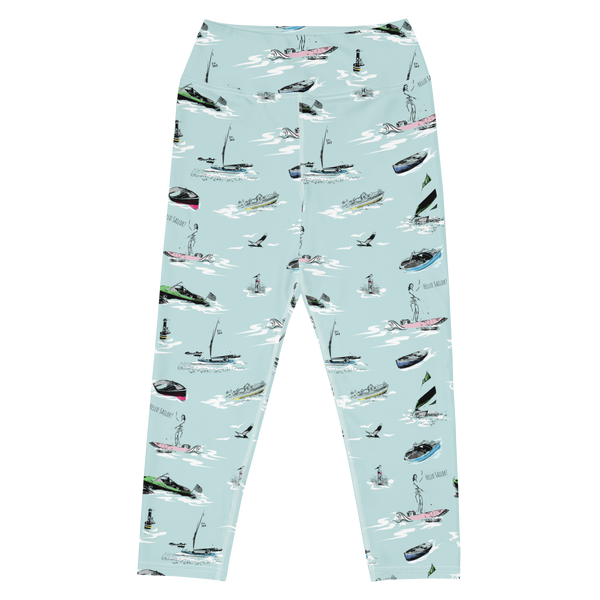 Hello Sailor! Yoga Capri Leggings