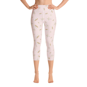 Ethereal Butterfly Yoga Capri Leggings