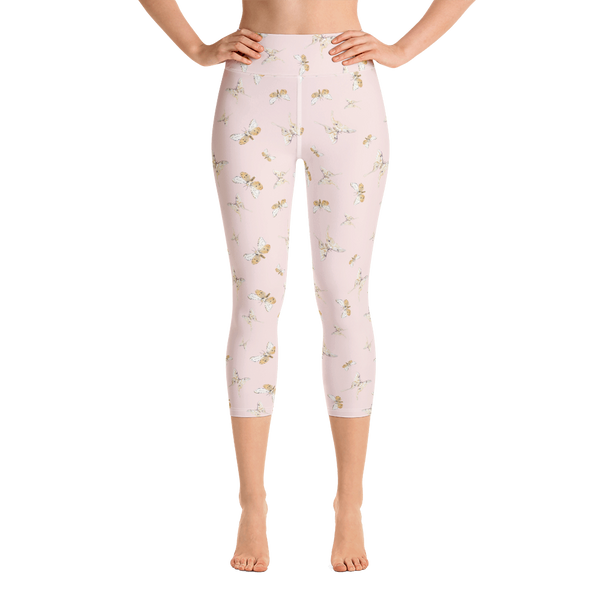 Ethereal Butterfly Yoga Capri Leggings