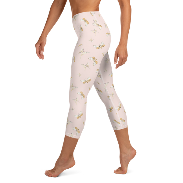 Ethereal Butterfly Yoga Capri Leggings
