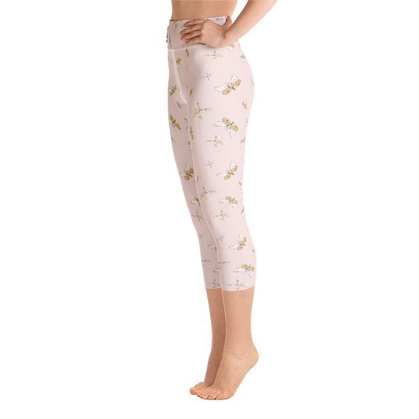 Ethereal Butterfly Yoga Capri Leggings