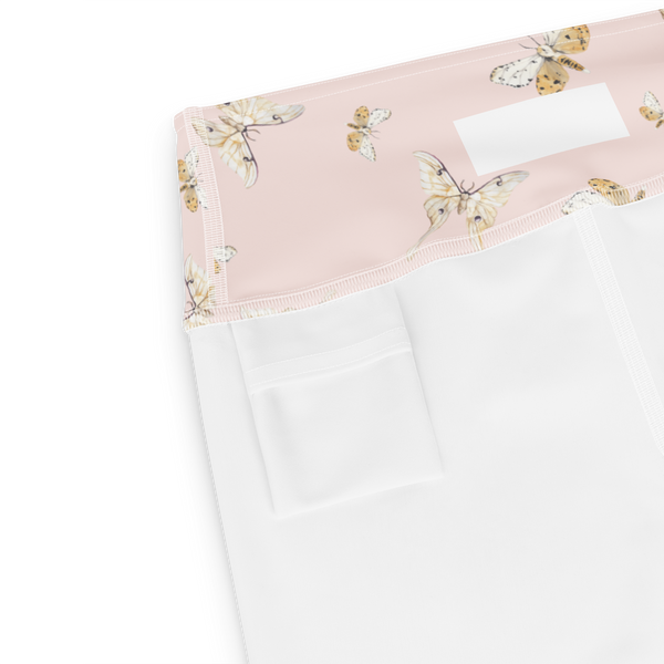 Ethereal Butterfly Yoga Capri Leggings
