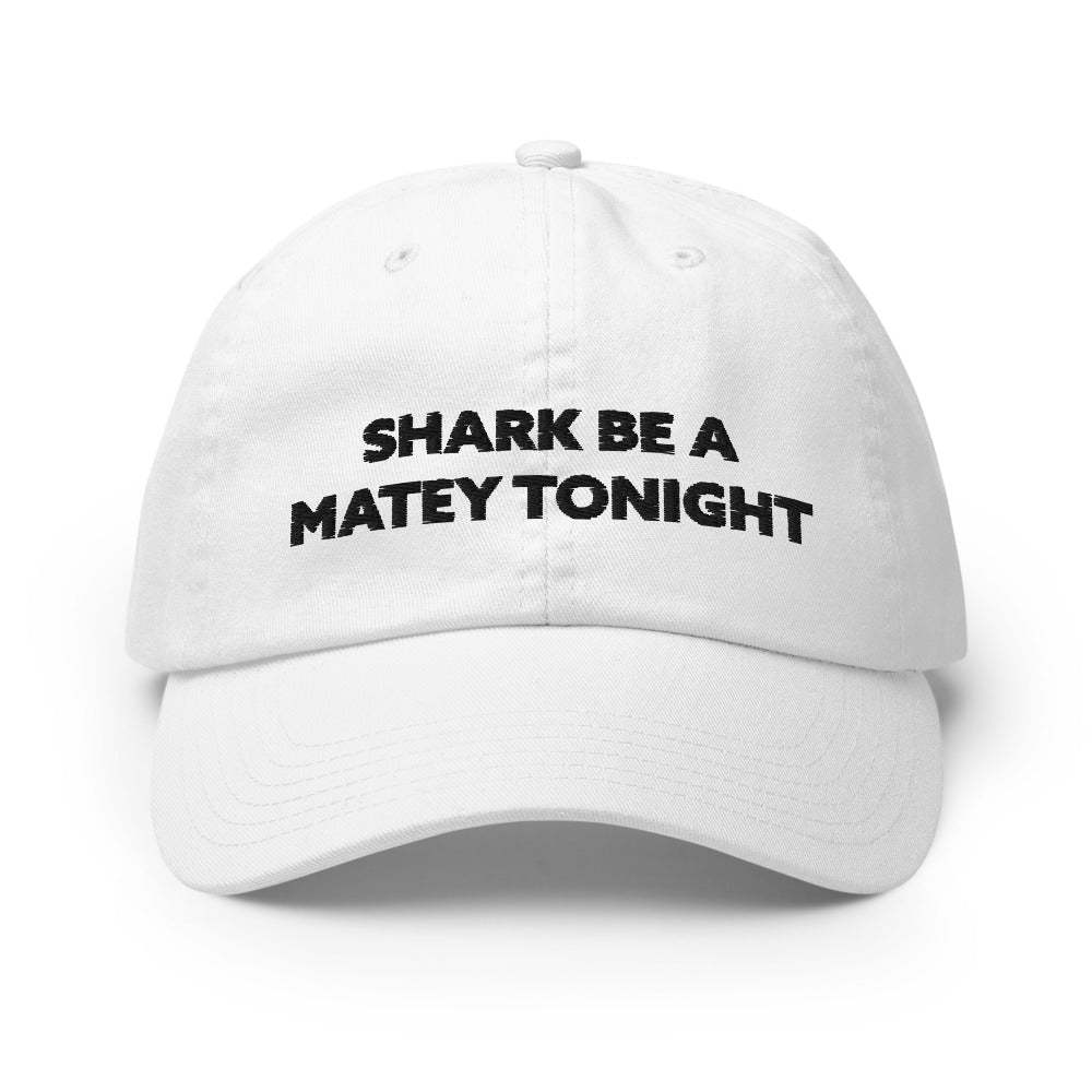 Shark Be A Matey Tonight Unisex Champion-brand Cotton Cap