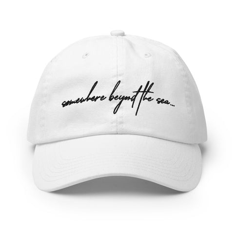 Somewhere beyond the sea Unisex Champion-brand Cotton Cap