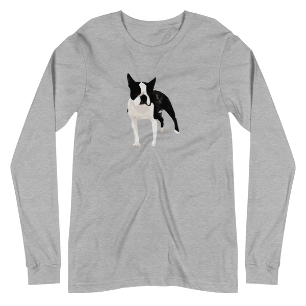Boston Terrier Unisex Long Sleeve Tee