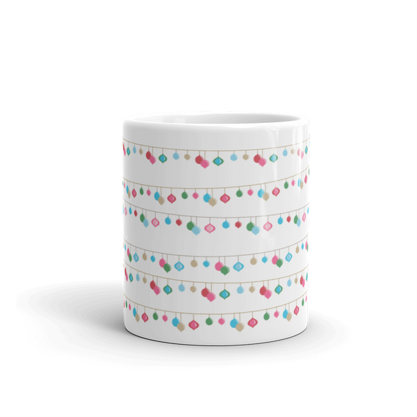 Holiday String Light Print Mug