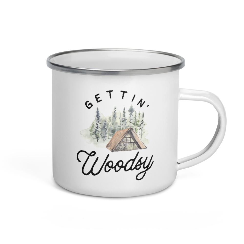 Gettin' Woodsy Enamel Mug
