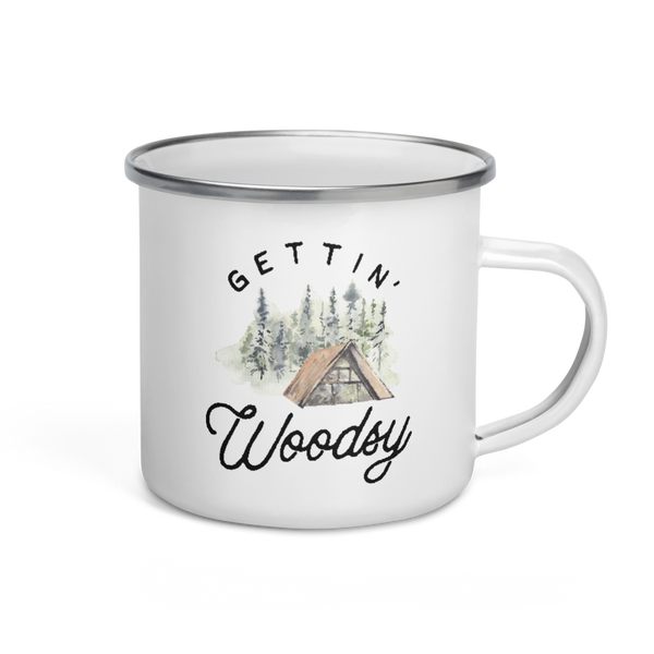 Gettin' Woodsy Enamel Mug