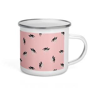 Boston Terrier Enamel Mug